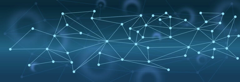 Sozial medien vernetzt futuristische grafik hintergrund