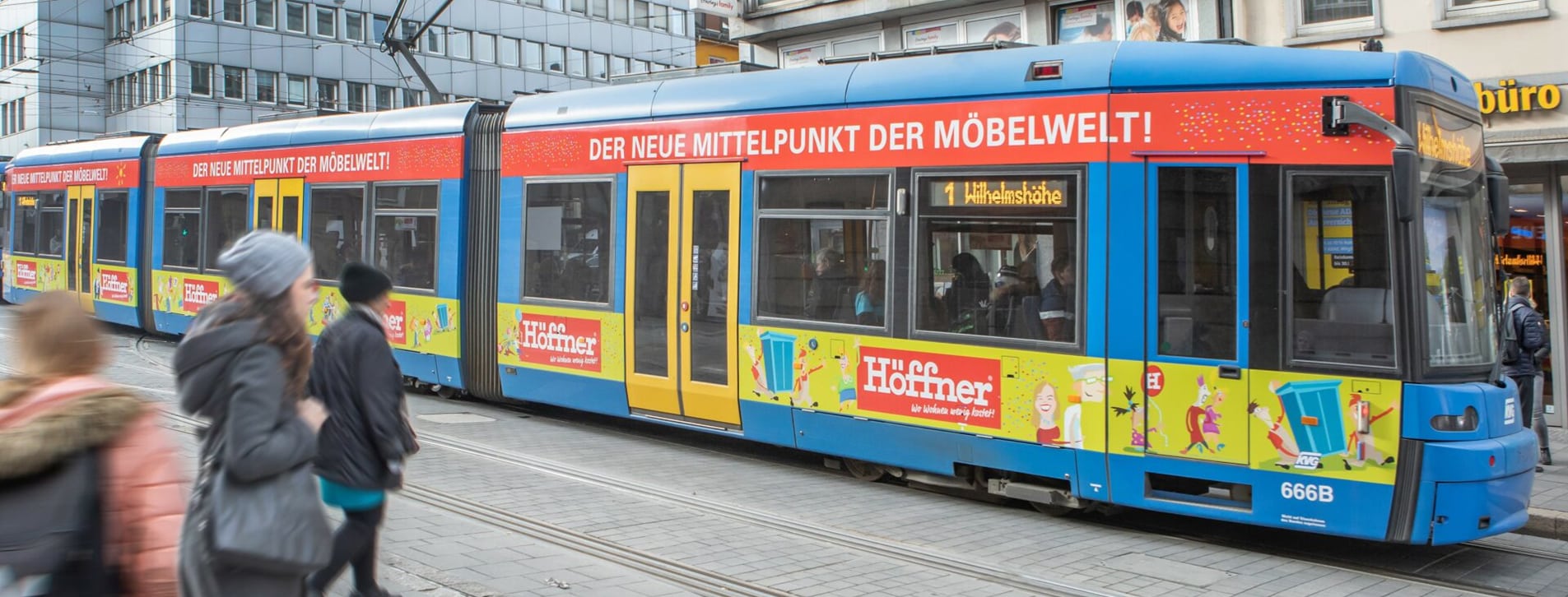 2024.01.22 Strassenbahn Karlsruhe Hoeffner